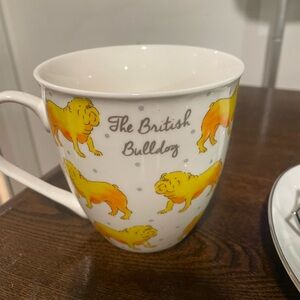 Milly Green the British bulldog large ceramic mug